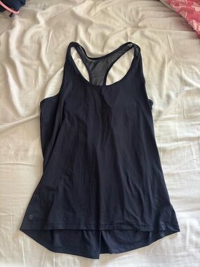 Athleta Navy Blue Racerback Tank Top